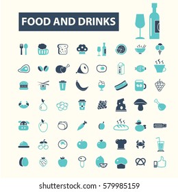 food and drinks icons