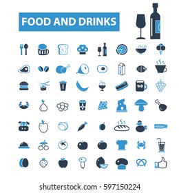 food and drinks icons
