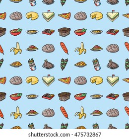 Food and drinks icons set,eps10