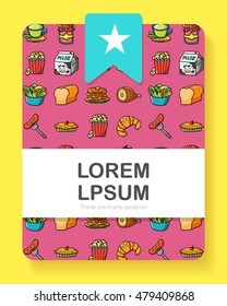 Food and drinks icons set,eps10