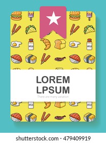 Food and drinks icons set,eps10