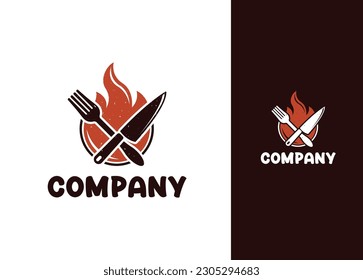 Food and Drinks Logo Design - Logo Design Template
