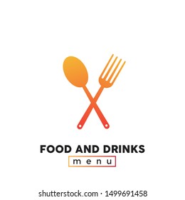 food an drinks menu design background. Abstract restaurant menu design with cutlery signs logo. wine glass plate fork and knife design background.