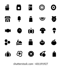 Food and Drinks Vector Icons 3