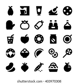 Food and Drinks Vector Icons 7