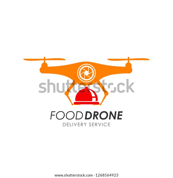 food drone delivery\
logo design template