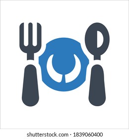 Icono de la comida.eat,breakfast (ilustración vectorial)