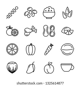 Food And Edibles Icons