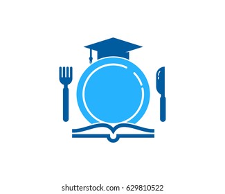 Food Education Icon Logo Design Element