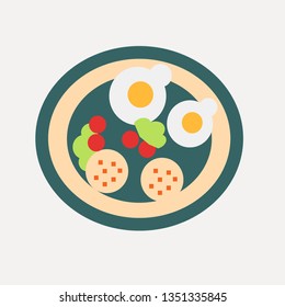 food egss vector icon
