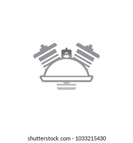 Food Engine Logo icon Design