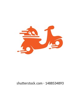 Food express delivery logo vector template