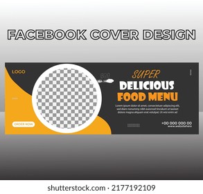 Food Facebook Cover Design .