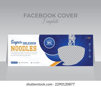 Food Facebook Cover Template design