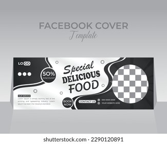 Food Facebook Cover Template design
