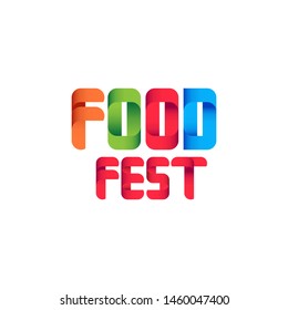 Food Fest Logo Vector Template Design Illustration