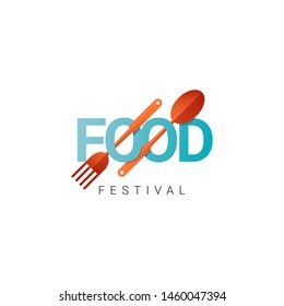 Food Festival Logo Vector Template Design Illustration