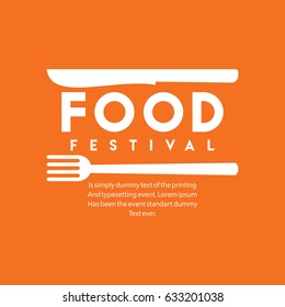 Food Festival  Logo Vector Template