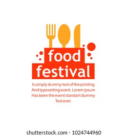 Food Festival Vector Template Design