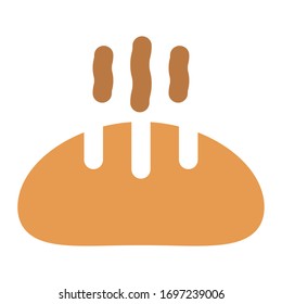 Food Flat Icon Brot Symbol