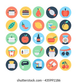 Food Flat Vector Icons  6