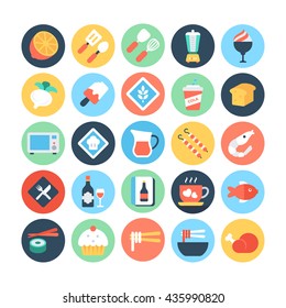 Food Flat Vector Icons 7