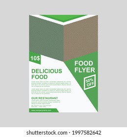Food Flyer brochure design template