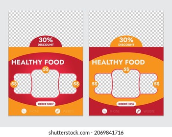 Food Flyer Design. Editable Food Flyer Template Design
