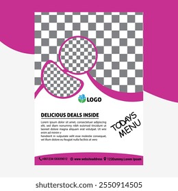 Food Flyer Design. Fast food restaurant marketing social media poster and web banner template design. Food flyer design for business promotions and advertisements. Discount food flyer design. burgers