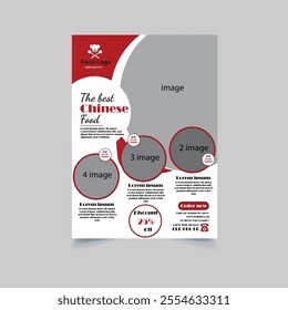 Food flyer design and template 