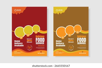 Food Flyer Design With Template