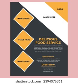 Food Flyer Design Template Simple