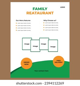 Food Flyer Template modern Design