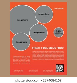 Food flyer Template Simple Design