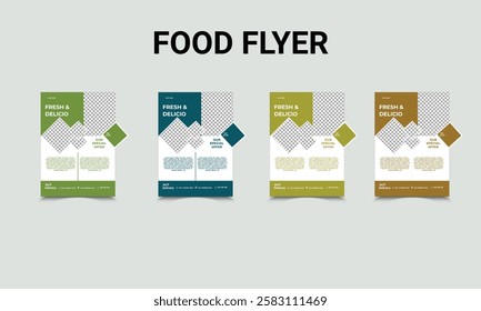 Food flyer.Template with healthy and organic food design.Advertisement, poster, editable, print, business, leaflet, marketing, menu, promotion, cover, delivery, discount, excellent.