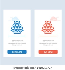 Food, Fruit, China, Chinese  Blue and Red Download and Buy Now web Widget Card Template