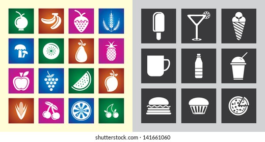 Food & Fruit Icons