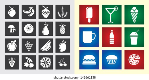 Food & Fruit Icons