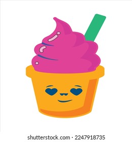 food and funny icon for kids