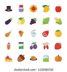 
Food and Gifts Icons Pack 

