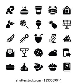 
Food and Gifts Vector Icons Pack 
