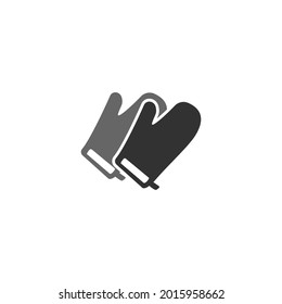 Food gloves icon design template vector isolated illustration