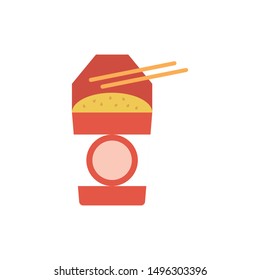 food glyph flat vector icon