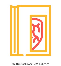 food grade bag color icon vector. food grade bag sign. isolated symbol illustration