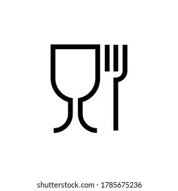 Food grade icon isolated on white background. Stock vector