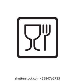food grade  icon symbol sign vector
