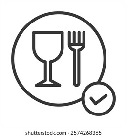 Food Grade Icon Vector Illustration Outline