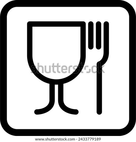 food grade icon vector. symbol, sign