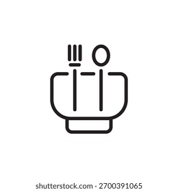 Food grade material icon symbolizing safety standards and hygiene compliance, representing modern food and beverage production, specialized industrial processing equipment, and quality assurance.