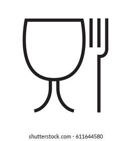 Food Grade Plastic Symbol Isolated Vector